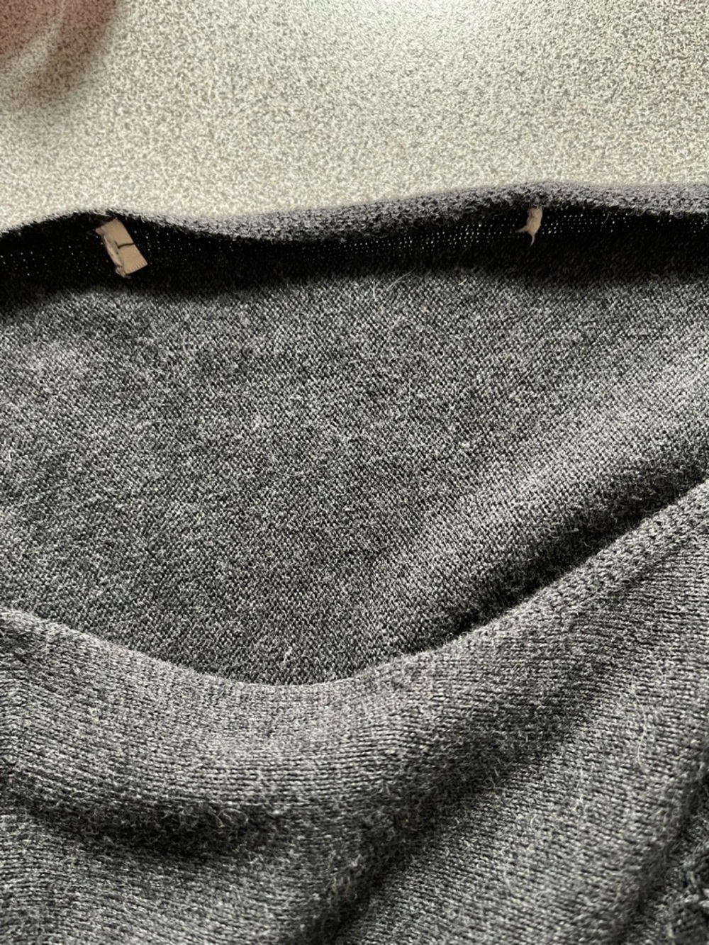 Grey & Black  Bodycon Light Knit Dress - Picture 5 of 8